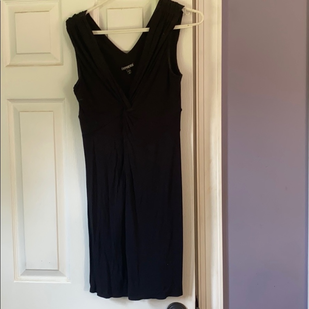Express Jersey dress with front knot